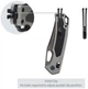 Нож складной SRM Retriever 9203-AK2 Черно-серый - изображение 12