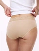 Набір мереживних трусиків Marks&Spencer міді High rise shorts 14(42) 5 шт rose quartz lace 0218 - зображення 4