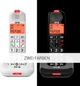 Телефон, SPC Comfort Kairo чорний DECT для літніх великі кнопки підсвітка підсилення +8dB сумісний з слух. апаратами антиспам - Уцінка - зображення 4