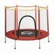 Батут-манеж детский 140 см King Sport RED с сеткой (красный) - изображение 1