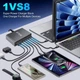 Зарядний пристрій 670W 8в1 6хType-C|2xUSB - зображення 7