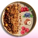 Набір граноли з протеїном Power Protein 4 Nuts, Wild Berries та Choco Nuts, 3000 г Gregory Mill - зображення 3