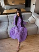 Женское платье свободного кроя лавандовое 48-50 р5041.М486 - изображение 4
