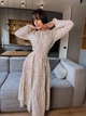 Женское платье свободного кроя молочное 48-50 р5041.М486 - изображение 7