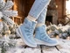 Ботинки женские No brand С420 зимние голубые 36 23 см - изображение 2