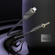 Аудиокабель AUX Hoco UPA30 Lightning на mini-Jack 3.5 мм нейлоновая оплетка 1 м Черный - изображение 4