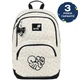 Рюкзак шкільний Kite Education 585M для дівчинки Бежевий 40x29x14см 12 л легкий Ортопедичний 1-4 клас спинка Ergo Kids (K26-585M-2) - зображення 2