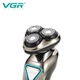 Мужская портативная электробритва VGR V-323 USB 5Вт Серый - изображение 3