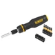 Викрутка - набір DeWALT "FULL FIT Telescoping", з бітами 10 шт: біти 25 мм: SL3, SL6, PH1, PH2, SQ2; біти 50 мм: SL3, SL6, PH1, - изображение 1