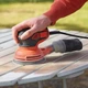 Шліфмашина ексцентрикова BLACK+DECKER, 240 Вт, 125 мм, 14000 об/хв, амплітуда 3 мм, вага 1.31 кг (KA199) - зображення 3