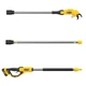 Садовые ножницы - секатор с штангой аккумуляторный DeWALT DCMPP569P1 емкость аккумулятора 5 Ач (DCMPP569P1) - изображение 4