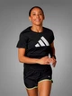 Спортивная футболка для бега женская Adidas Run It Tee IL7227 XS Black (4067887738330) - изображение 1