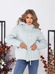 Женская демисезонная куртка с капюшоном KHAN 0332 50 Белый (KH - 0332/5 D ) - изображение 7