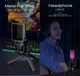 USB мікрофон ZealSound A68 RGB 192kHz/24bit — конденсаторний кардіоїдний для стриму, YouTube, Twitch, PS5, PS4, ПК - зображення 5