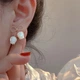 Женские бижутерные серьги гвоздики-пусеты Бантики с тюльпанами 2 шт. Золотистый - изображение 3