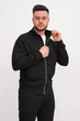 Кофта на замке спортивная K.O.R 3799 Черный (black) 3XL - изображение 6
