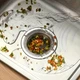 Сетка-фильтр для раковины с ручкой против засорения из нержавеющей стали 1 шт. Серебристый - изображение 4