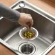 Сетка-фильтр для раковины с ручкой против засорения из нержавеющей стали 1 шт. Серебристый - изображение 6