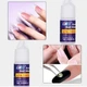Клей Nail Glue флакон 3 г. водостойкий для накладных ногтей, типс, страз, декора, Прозрачный - изображение 6