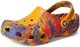 Дитячі кроксі класик помаранчеві для хлопчика Crocs Kids' Classic Marbled Clog - зображення 7