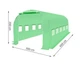 Пленка для теплицы 18 м² (6×3×2 м), 140 г/м², UV, ветроустойчивая, морозостойкая, зеленая - изображение 2