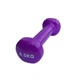 Гантель для фітнесу з вініловим покриттям Generation Fitness FF51D3B-0.5 kg (фіолетова) - зображення 2