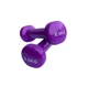Гантель для фітнесу з вініловим покриттям Generation Fitness FF51D3B-0.5 kg (фіолетова) - зображення 3