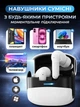 Беспроводные наушники с AI переводчиком в реальном времени G63 TWS earphone bluetooth 5.4 hd микрофон андроид айфон low latency stereo bass зарядный кейс usb c 30 часов работы вакуумные игровые спортивные для iOS Android Черные - изображение 5