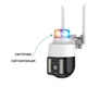 Уличная камера видеонаблюдения поворотная WIFI Smart A15-4G-2MP световая сигнализация - изображение 2