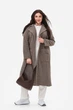 Пальто ELEN коричневого кольору 2XL (3044038) - изображение 1