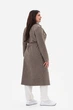 Пальто ELEN коричневого кольору 2XL (3044038) - изображение 3