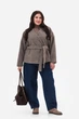 Жакет LOTTE коричневого кольору 4XL/5XL (3044047) - изображение 5