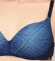 Комплект бескаркасный бюстгальтер и слипы Balaloum 9378 синий 80C - изображение 4