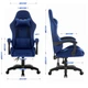Геймерське крісло тканинне Hell's Chair HC-1000 Dark Blue - изображение 9