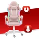 Геймерське крісло тканинне Hell's Chair HC-1000 Pink LED - изображение 5
