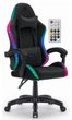 Геймерське крісло тканинне Hell's Chair HC-1000 Black LED - изображение 1