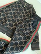 Костюм для хлопчика GUCCI (зипка+джогери) 122-128 см чорний - зображення 5