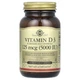 Вітамін D3 холекальциферол Solgar (Vitamin D3 Cholecalciferol) 5000 МО 120 капсул (SOL-03313) - изображение 1