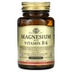 Магній з витамином В6 Solgar (Magnesium Vitamin B6) 133.3 мг8.3 мг 100 таблеток (SOL-01720) - зображення 1