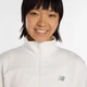 Жіноча біла спортивна кофта New Balance Sport Double Knit Full Zip 34 (XS) (WJ615371SST) - зображення 4