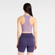 Жіночий бузковий топ New Balance NB Sleek Storage Race Crop 36 (S) (WT61P7F8AA5) - зображення 2