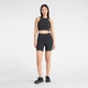 Жіночий чорний топ New Balance NB Sleek Storage Race Crop 34 (XS) (WT61P7F8BK) - зображення 4