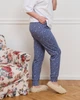 Пижамные штаны Plus Size - синие с луной и звёздами 2XL - изображение 4