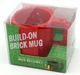 Кухоль-конструктор Build-On Brick Mug для напоїв оригінальний подарунок 350 мл Червоний - зображення 8