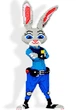Большой конструктор для творчества DUZ серия Personality Judy the Bunny Джуди Хопс 12888 деталей - изображение 1