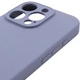 Чохол Silicone Case Full Camera Protective (AA) для Apple iPhone 16 Pro Max (6.9") Сірий / Lavender Gray - изображение 5
