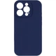 Чохол Silicone Case Full Camera Protective (AA) для Apple iPhone 16 Pro Max (6.9") Синій / Deep navy - изображение 3