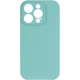 Чохол Silicone Case Full Camera Protective (AA) для Apple iPhone 16 Pro Max (6.9") Бірюзовий / Marine Green - изображение 3