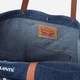 Сумка шоппер женская тканевая Levi`s 479199612 Синяя (1159855727) - изображение 5