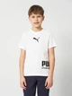 Подростковая футболка для мальчика Puma Sport Graphic 69253502 146-152 см Puma White (4069161364280) - изображение 1